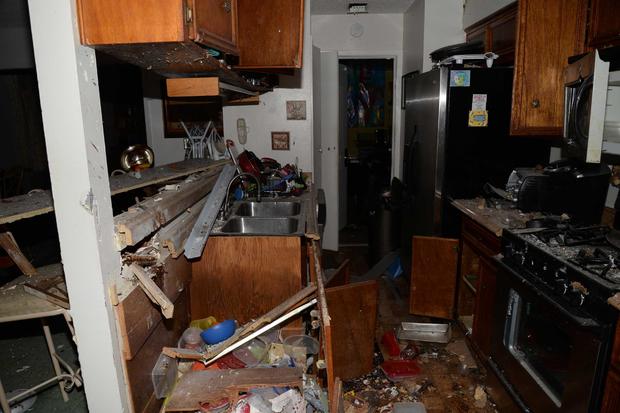 Draylen Mason kitchen after bomb donated 
