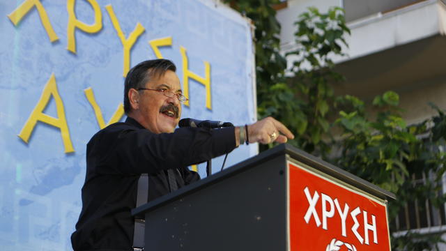 Golden Dawn MP (Member of Parliament) Christos Pappas 