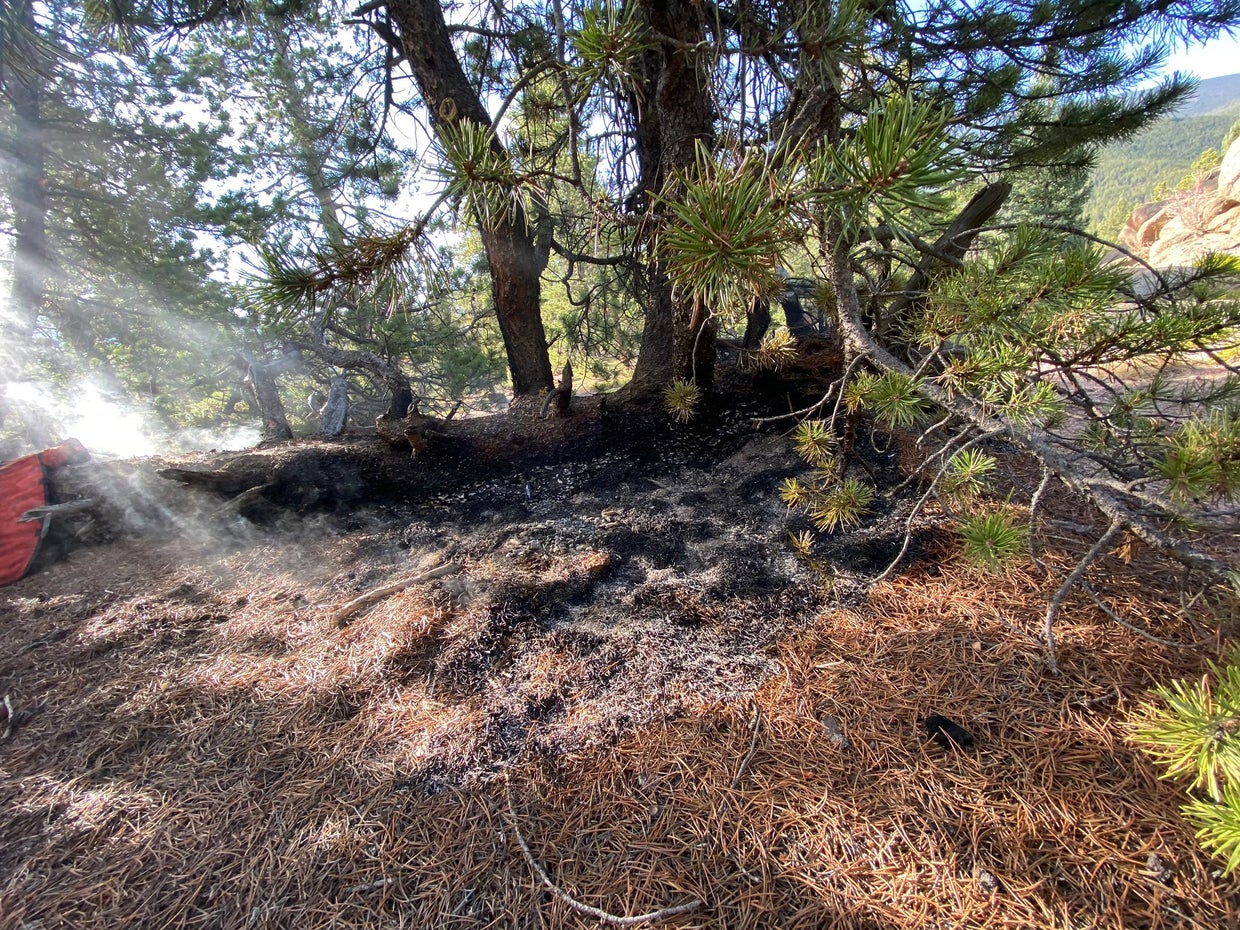 Illegal Campfire Extinguished In Evergreen CBS Colorado