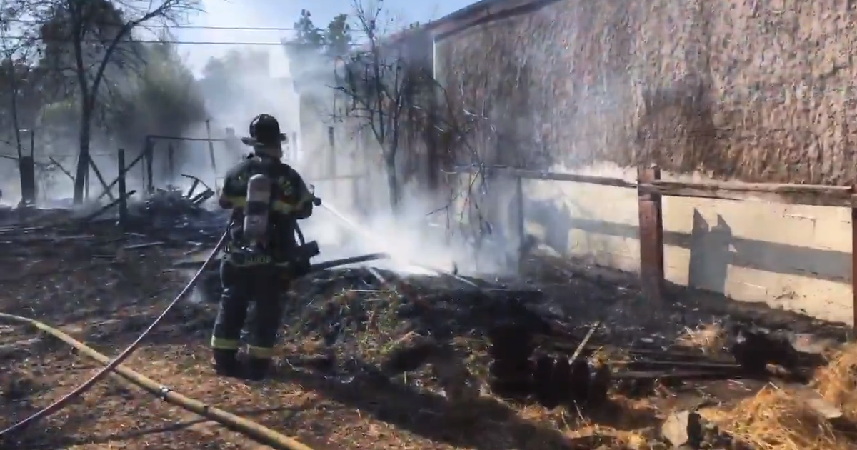 Structures Burned In Sacramento Fire CBS Sacramento
