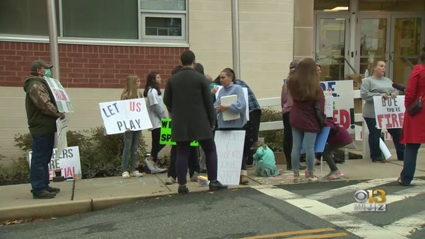 reopen schools harford county protest 10.26.20 