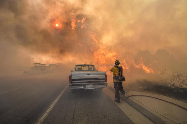 California Wildfire in Southern California 
