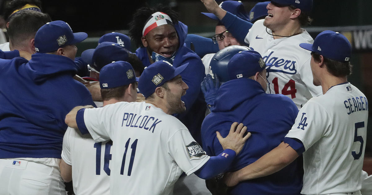 Dodgers win 2020 World Series! (Final out of World Series Game 6