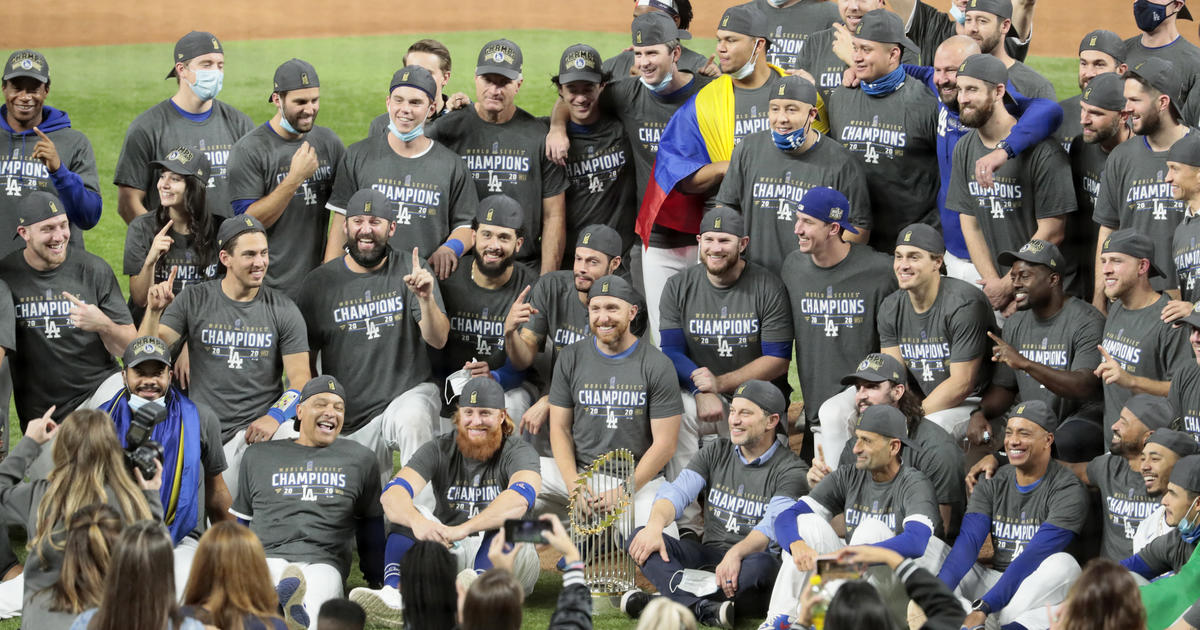 L.A. Dodgers World Series Gear, Dodgers World Series Locker Room