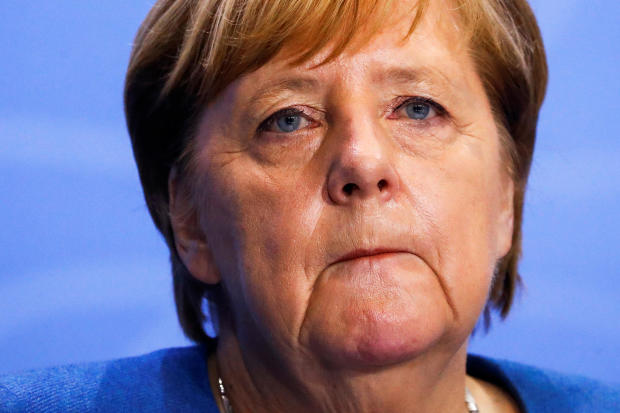 German Chancellor Angela Merkel attends a news conference at the Chancellery in Berlin, Germany, on October 28, 2020. 