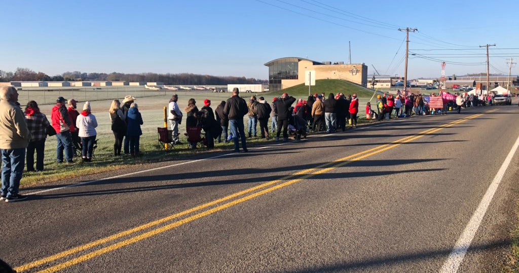 Hundreds Of President Donald Trump Supporters Arrive Hours Ahead Of ...