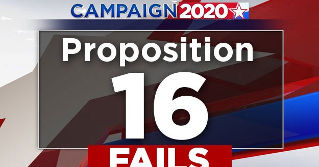 Proposition 16, Which Would Have Ended California's Diversity Ban