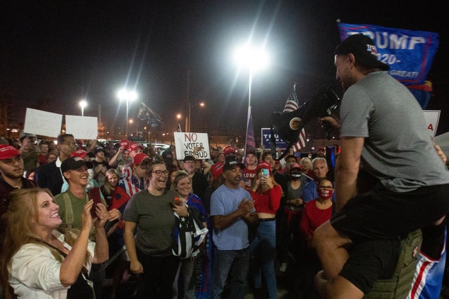 "Voters Rights Rally" Held At Arizona State Capitol As Ballots Continue To Be Counted 