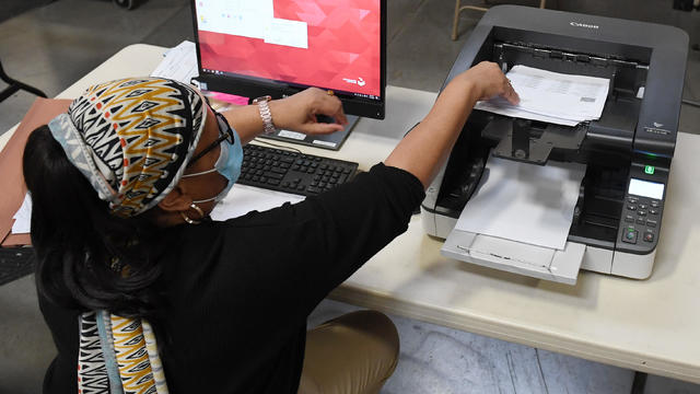 Clark County Election Officials Work On Vote Tabulation 