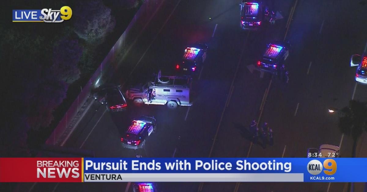 Ventura PD Officer Fatally Shoots Suspect After Pursuit Ends - CBS Los ...