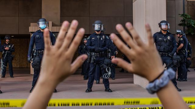 California Police Protest 