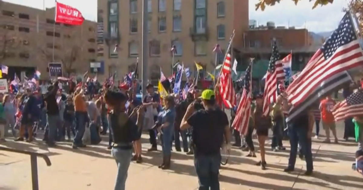 President Trump Supporters In Colorado Springs Contest Election