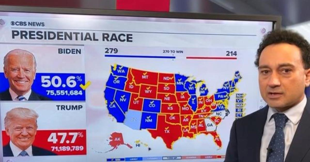 How CBS News Projected Joe Biden As The Winner Of The Presidential ...