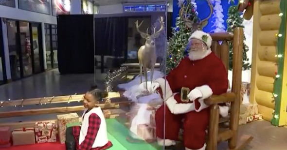 Seeing Santa Safely During The Pandemic - CBS Los Angeles