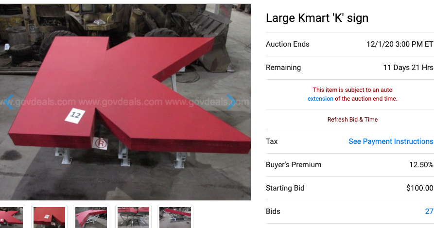 Minneapolis Auctions Off Lake Street Kmart Sign CBS Minnesota