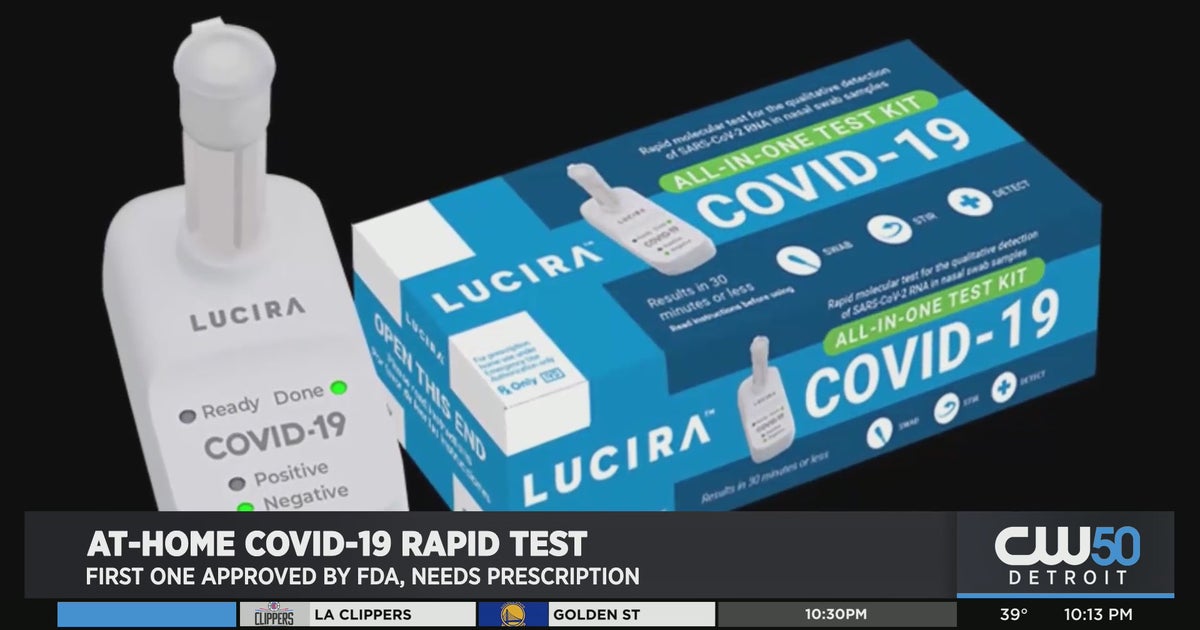 First AtHome Covid19 Rapid Test Approved By FDA CBS Detroit