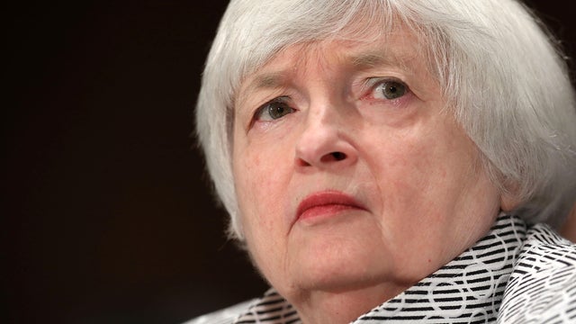 Then-Federal Reserve Board Chairwoman Janet Yellen testifies before the Senate Banking, Housing and Urban Affairs Committee in the Dirksen Senate Office Building on Capitol Hill on July 13, 2017, in Washington. 