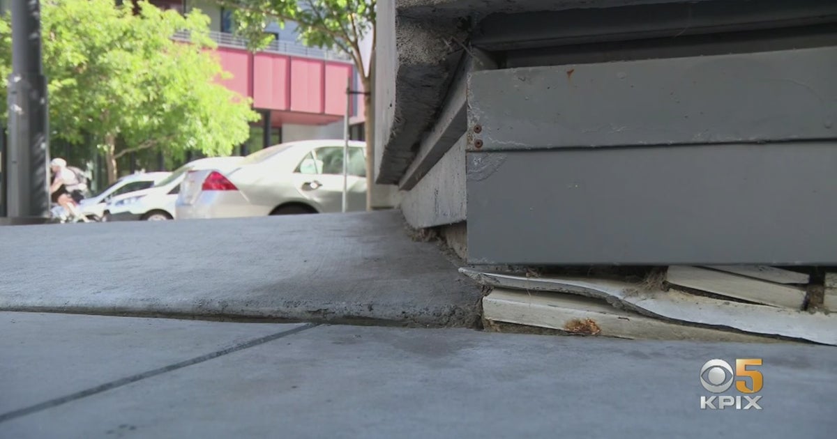 Sidewalks Sinking In San Francisco's Mission Bay Neighborhood CBS San