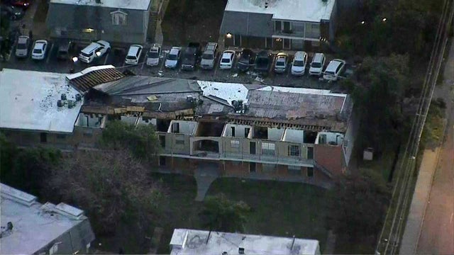 Arlington Tornado Damage 