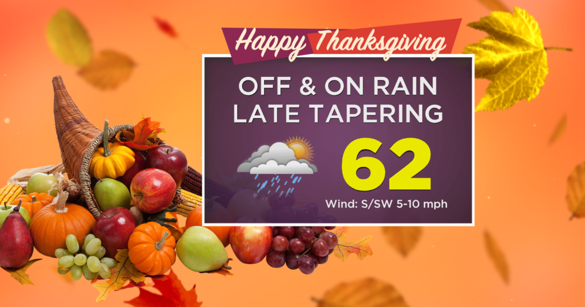 New York Weather CBS2's Thanksgiving Afternoon Forecast CBS New York