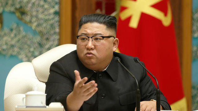 North Korean leader Kim Jong Un is seen at a meeting in Pyongyang, North Korea, in this undated photo released on November 16, 2020, by North Korea's Korean Central News Agency. 