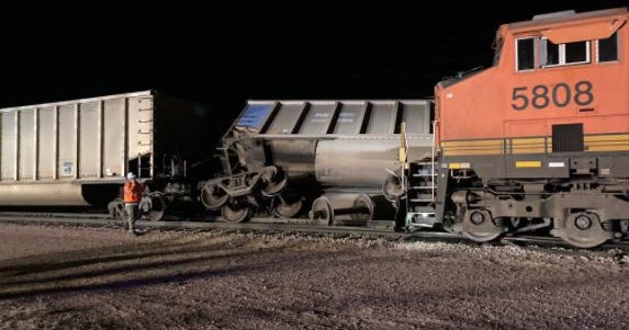 1 Injured In Train Derailment On Rawhide Power Plant Property Near ...
