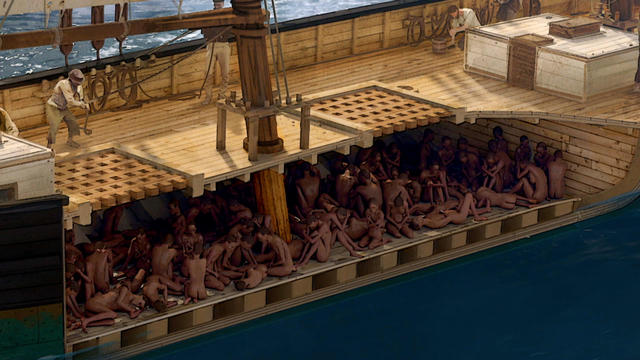 african slaves on ships