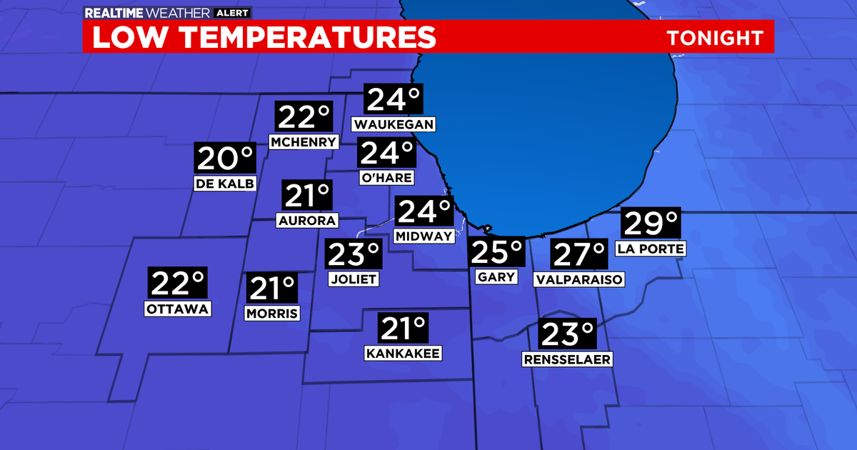 Chicago Weather: Cold Monday Night And Tuesday - CBS Chicago