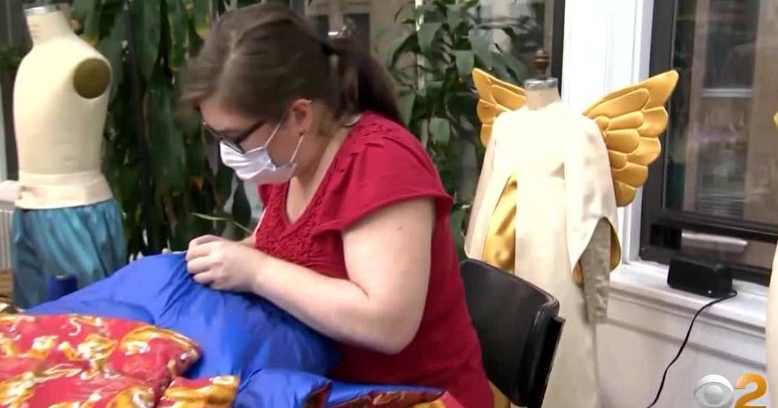 Broadway Costume Designers Make PPE While Waiting For The Great White