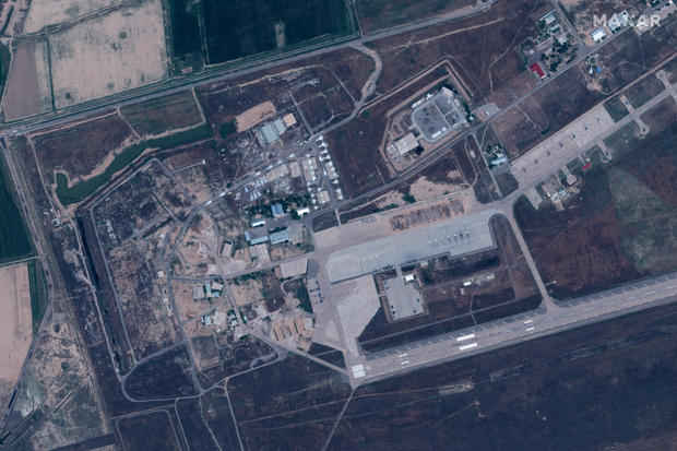 2020 satellite photo of Karshi-Khanabad base 
