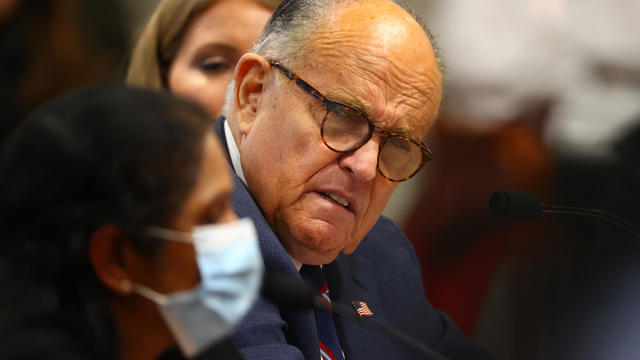 Rudy Giuliani Appears Before Michigan State Legislature's House Oversight Committee 