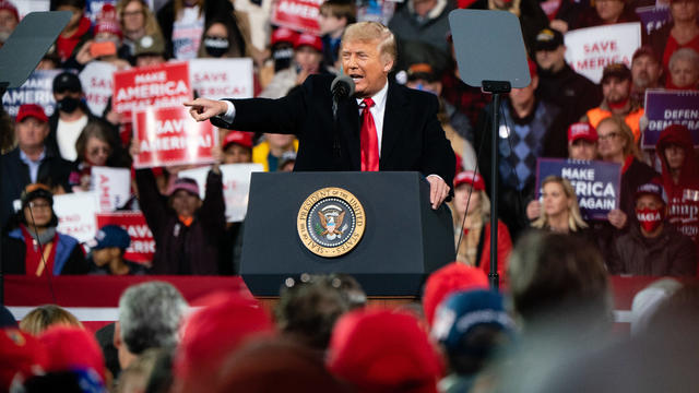 Republican National Committee Hosts Victory Rally With President Trump 