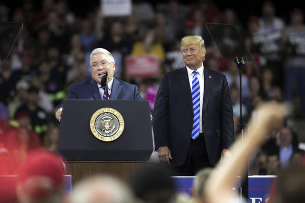 President Trump Holds Rally In Support Of U.S. Senate Candidate Patrick Morrisey 