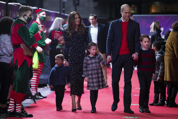 The Duke and Duchess Of Cambridge And Their Family Attend Special Pantomime Performance To Thank Key Workers 
