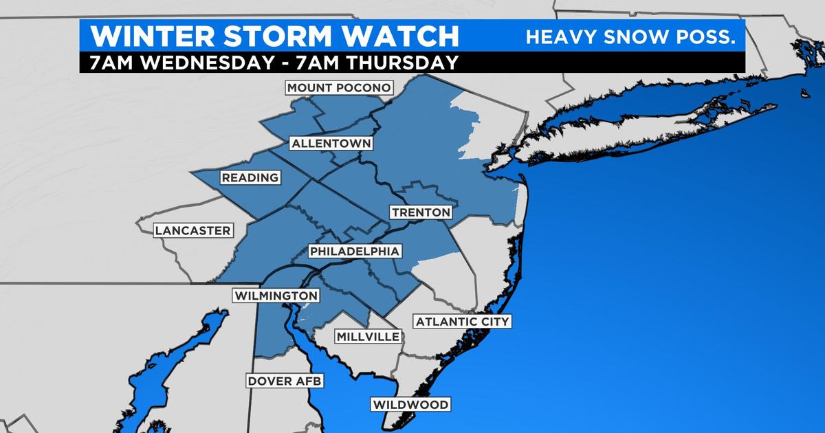 Philadelphia Weather Parts Of Region Could Possibly See 18 Inches Of