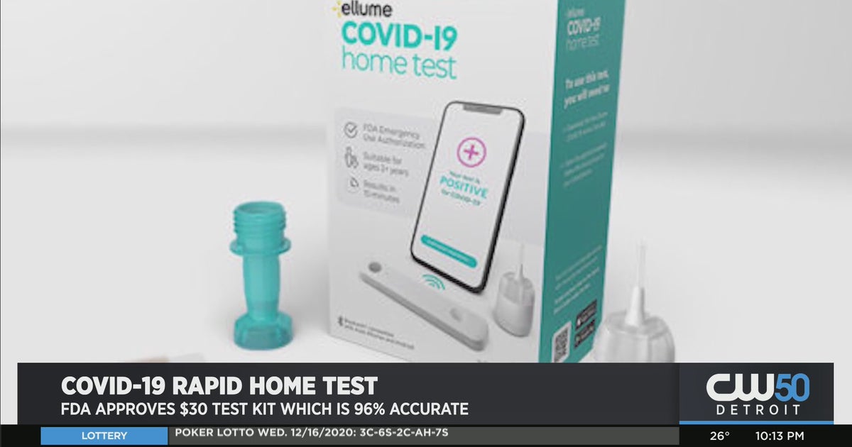 FDA Approves $30 COVID-19 Rapid Home Test Kit - CBS Detroit