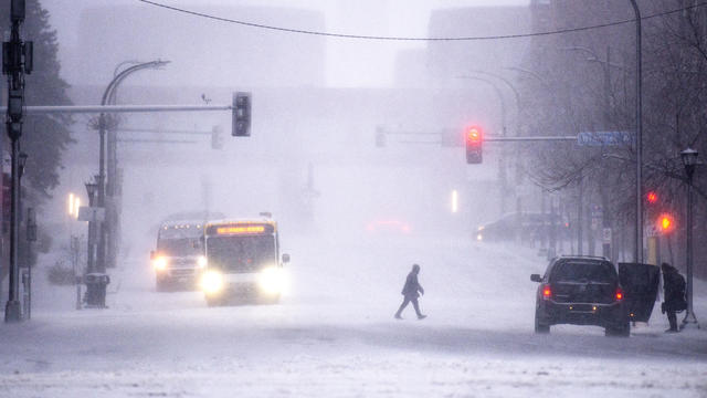 Blizzard Conditions Descend On Twin Cities, Sending Temperatures Plummeting 