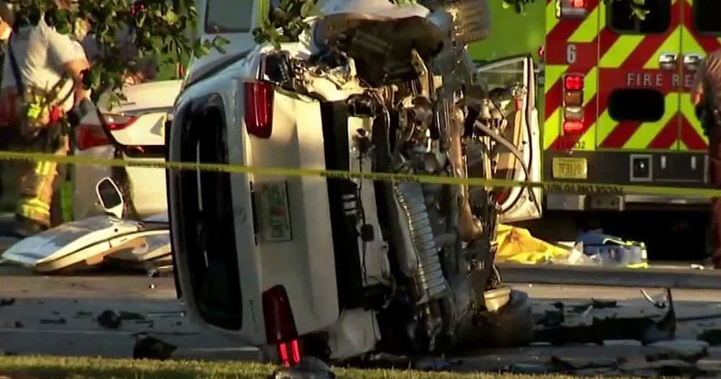 One Person Killed, Several Injured In SW Dade Wrong Way Wreck - CBS Miami