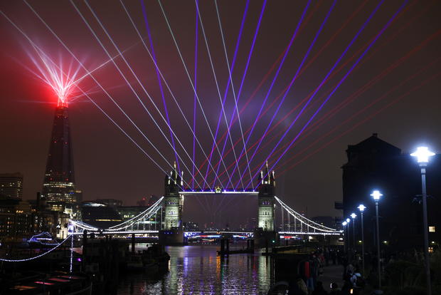 New Year's celebrations amid the COVID-19 restrictions in London 