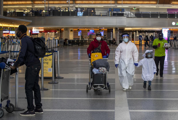 Some New Years Eve travelers took their PPE seriously 