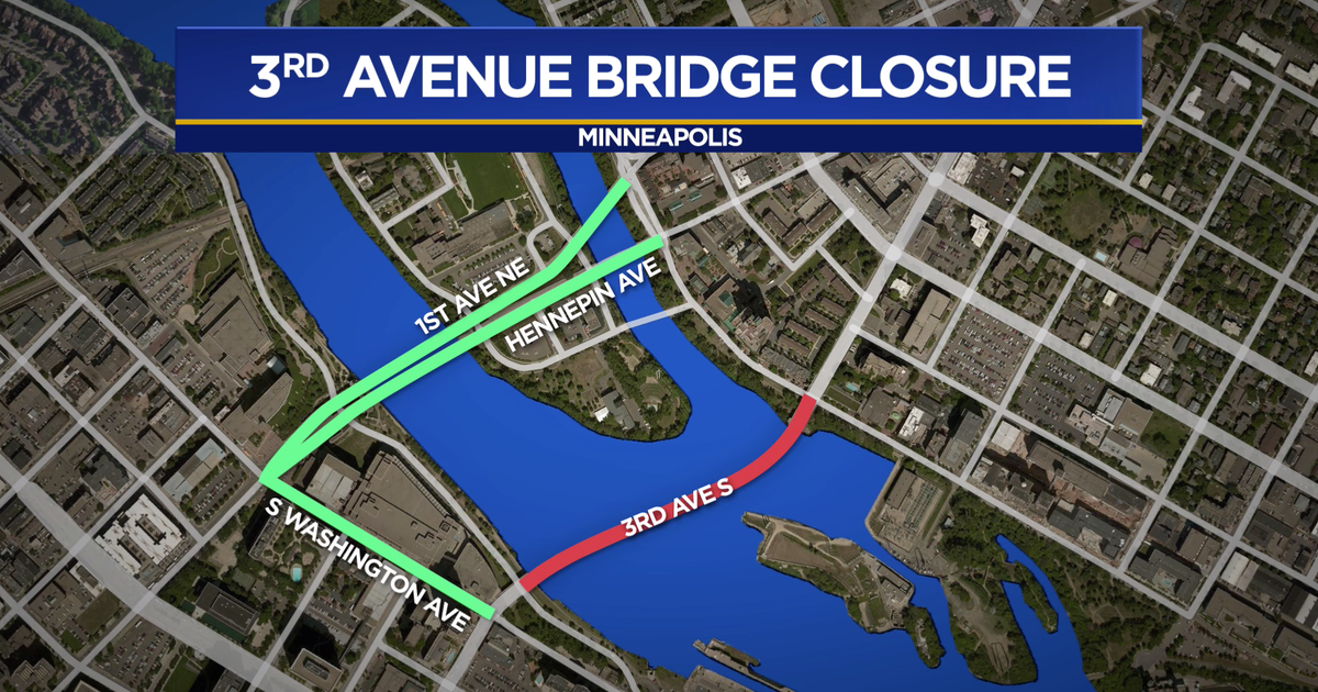 Third Avenue Bridge In Downtown Minneapolis To Close On Monday For Two