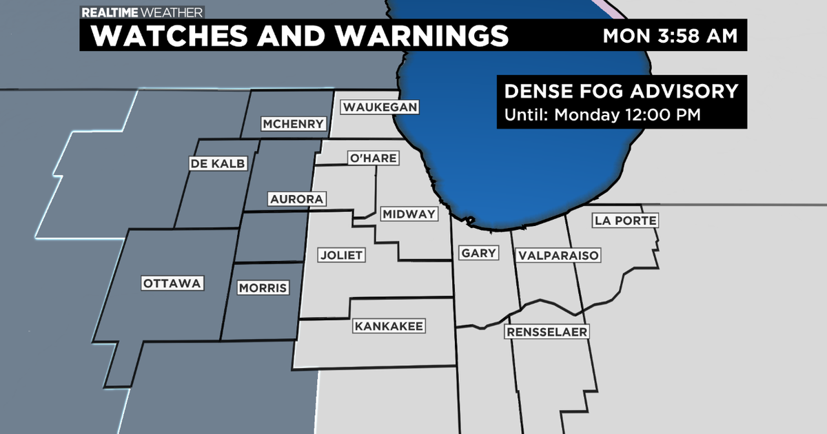 Chicago Weather: Dense Fog Advisory In Effect - CBS Chicago