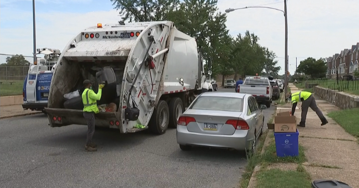 Philadelphia Trash Collection One Day Behind Schedule CBS Philadelphia