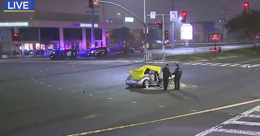 Solo Vehicle Crash Kills 1 In Torrance CBS Los Angeles