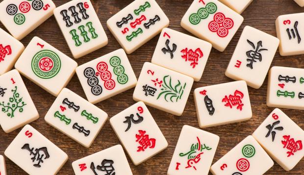 Mahjong tiles 