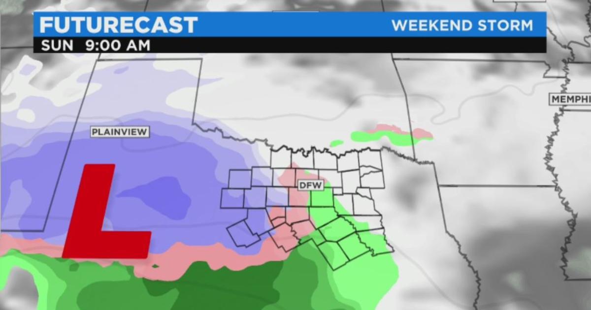 Winter Storm On Track To Bring Rain, Snow To North Texas This Weekend