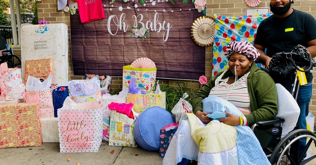 ICU nurse throws baby shower for mother who survived COVID19 CBS News