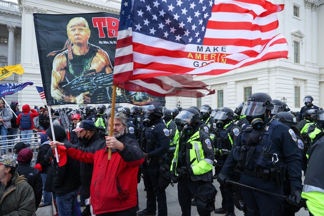 Trump supporters storm Capitol building in Washington 