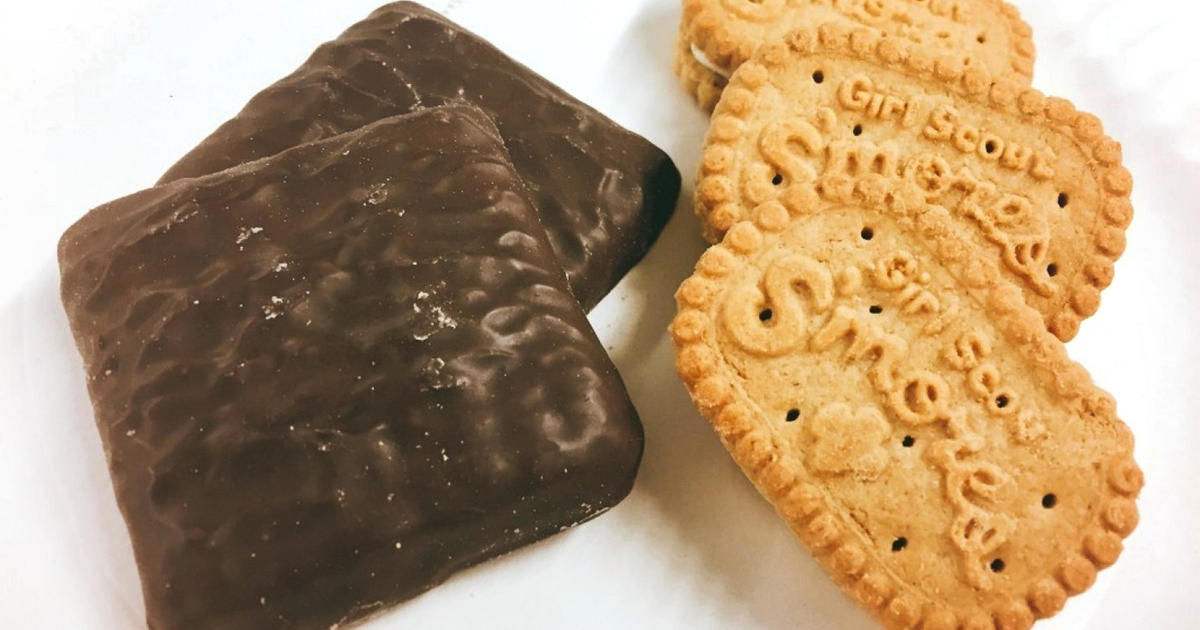 Girl Scout Cookies Available For Delivery From Grubhub Cbs News 