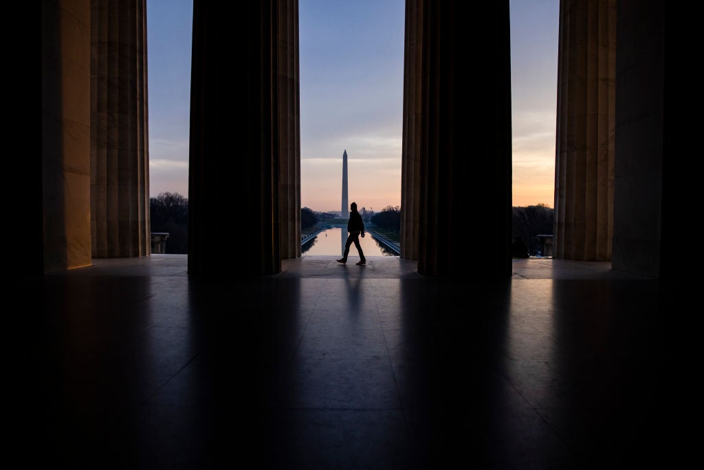 Washington, DC Prepares For Potential Unrest Ahead Of Presidential Inauguration 